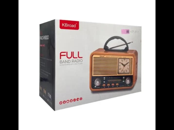 KTF-2017 Retro Radio Bluetooth Speaker - Rechargeable battery with 1 Month Warranty (3)