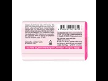 Lux Bright Glow Body Soap 100g - infused with Rose Water and Vitamin E to brighten your skin and provide a fragrant (3)