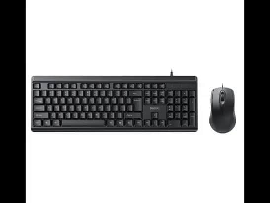 Yesido KB18 USB Interface Wired Keyboard and Mouse Set - 104 Keys Compact Layout – Smaller , Fits in the palm of your hand Comfortable grip , Accurate positioning and smooth traveling