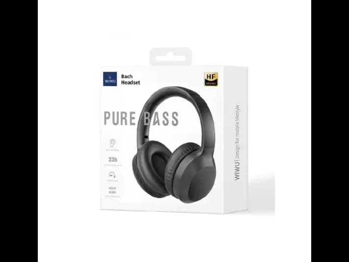 WiWU TD-01 Bach Headset – Black with 6 Month Warranty (4)