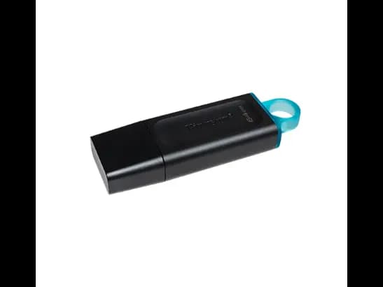 Kingston 64GB DataTraveler Exodia USB 3.2 Flash Drive - USB 3.2 Gen 1 speeds , capacities with colorful loop that easily attaches to key rings , cap protects the USB plug with 1 year warranty (2)