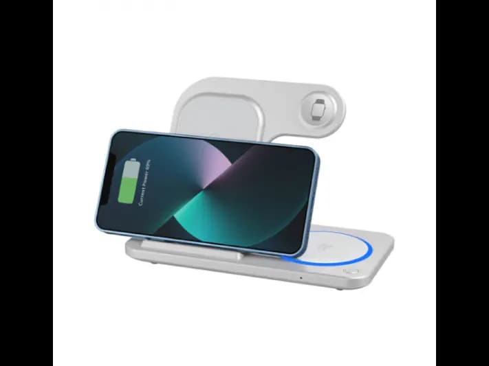 Wiwu Wi-W020 Foldable 15W 3 In 1 Wireless Charger with 6 Month Warranty (3)