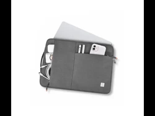 WiWU Alpha Slim Sleeve 15.6-inch Laptop Case - Durable YKK zipper SBS water resistance zipper. Retractable waterproof TPU handle, firm. (4)