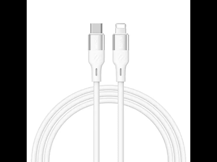Recci RS22CL PD 27w Type-C To Lightning 150cm Cable White