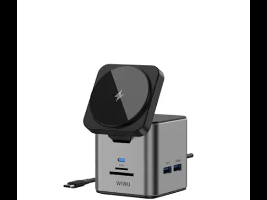 WIWU WI-W025 9 IN 1 USB-C CUBE HUB GRAY -