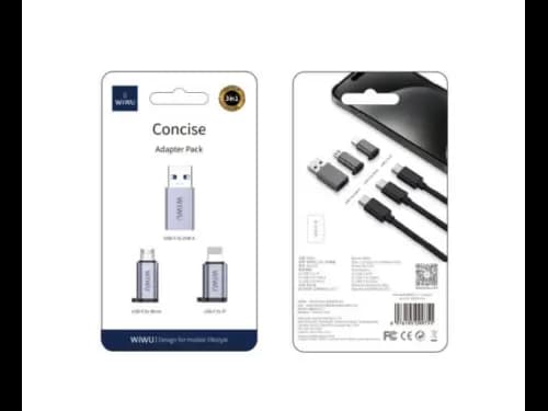 Wiwu WI-C031 Concise Adapter Pack - Easy & Safe , Compact Design , Multitasking Capability (5)