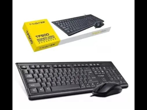 TF500 T-WOLF Keyboard & Mouse kit - Black (2)