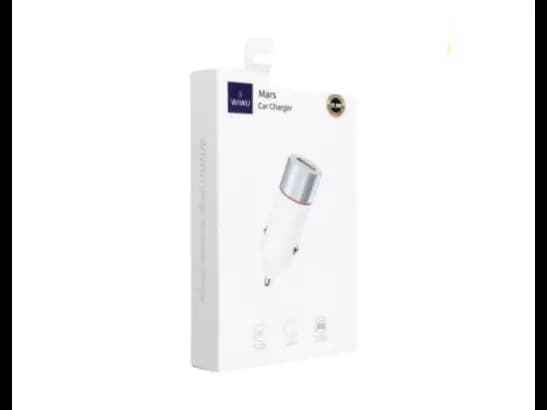 WiWU Mars 22.5W USB Car Charger White WI-QC020 - Technology for compatible devices , standard car charger with 6 Month Warranty (2)
