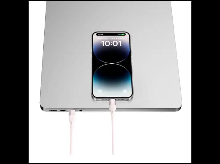 Recci RS22CC PD 100w Excellence Type-C To Type-C 150cm Cable Whit (3)