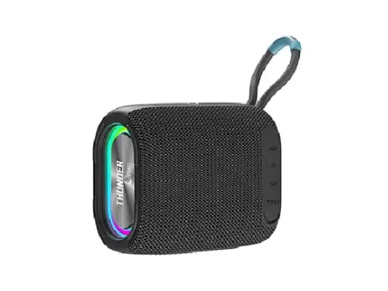 WiWU P26 Thunder Wireless Speaker Portable Premium Audio Speaker - HiFi sound , 4-5 hours playing time , Multi-colour LED light , 1800mAh battery capacity with 3 Month Warranty (2)
