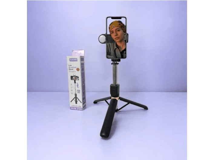 Plokama live-k8 led selfie stick - Compact and Portable (3)