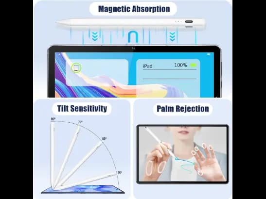 Stylus Pen for iOS, Android, Windows Pencil - white (3)