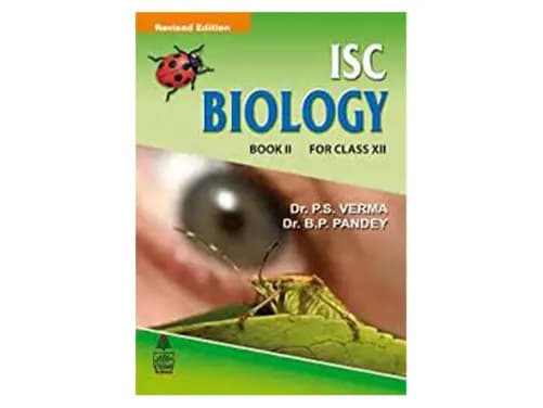 ISC Biology Book II For Class XII - 9788121925990