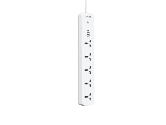 LDNIO SC5319 USB Extension Cord Power Socket - White