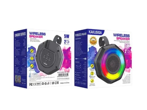 KSC-830 LINGBO Colorful Lights BT Speaker - Black (2)