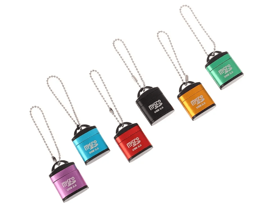 USB Micro SD/TF Card Reader USB 2.0 Mini Mobile Phone Memory Card Reader High Speed USB Adapter