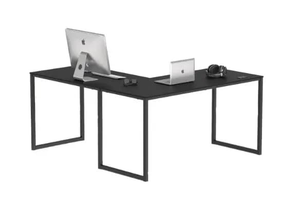 XPLORE L SHAPE TABLE Black - One year warranty