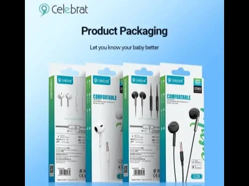 Celebrat G28 Wired Earphones - Black (3)