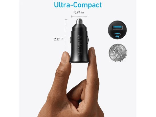 Anker Ultra-Compact Dual-Port Car Charger 30W - Black (2)