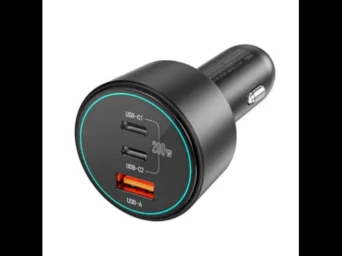 Wiwu Wi-QC026 200W Starship Car Charger Black with 6 Month Warranty (4)
