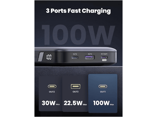 UGREEN PB720 25188 100W 20000mAh Two-way Fast Charging Power Bank (3)