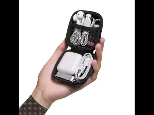 Ugreen 70577 Earphone Carrying Case Bag Fabric – Gray (3)