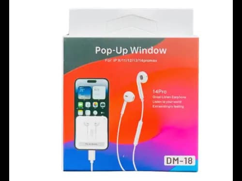 DM-18 earphone for iPhone