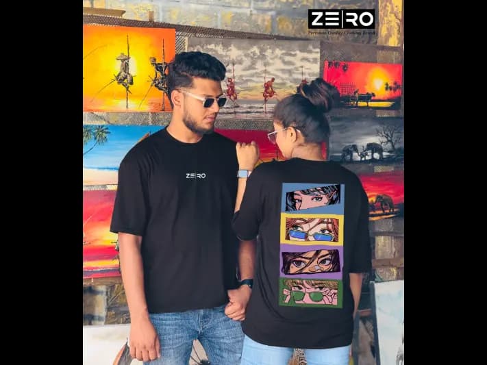 Printed Men's Comfortable High Quality Oversized Baggy & Regular Crew NeckShort Sleeve T-Shirts (2)