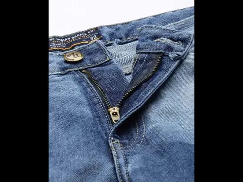 Acid Lightly Washed & Distressed Relaxed Fit Jeans (3)