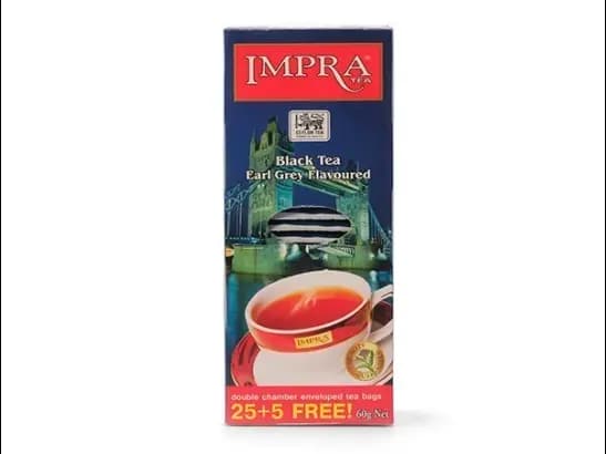 Impra Black Tea Earl Grey 2g X 25+5