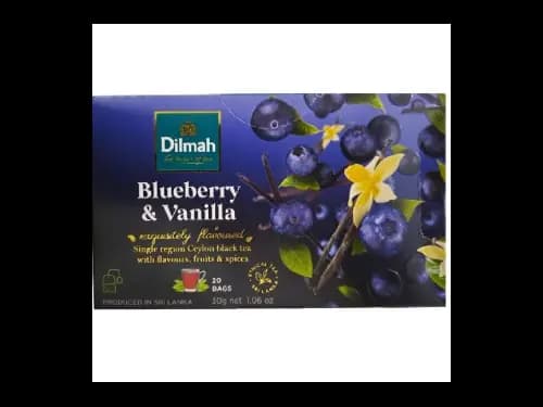 Dilmah Blueberry & Vanilla Flavored Ceylon Black Tea – 20 Tea Bags (2)