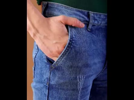 Lightly Distressed Slim Fit Jeans (3)