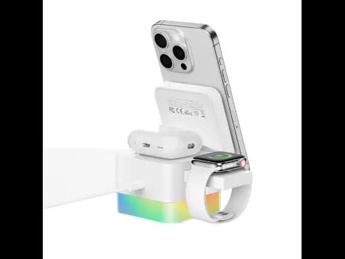 Recci RCW-46 4 in 1 Wireless Charger – White
