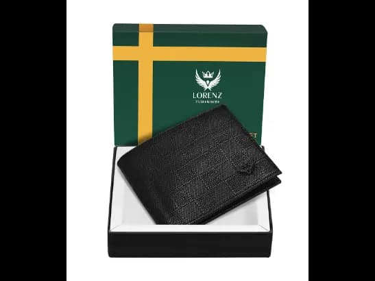 Checked Bi-Fold Wallet