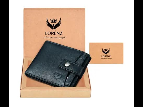 Bi-Fold Wallet with Flap Closure (3)