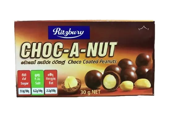Ritzbury Chocolate Choc-A-Nut 30G