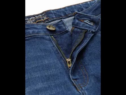 Heavily Washed Distressed Carrot Fit Jeans (3)