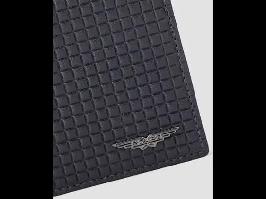 Checked Leather Bi-Fold Wallet (3)