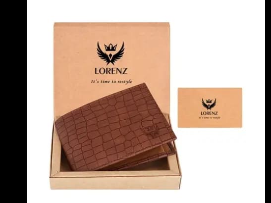 Croc-Embossed Bi-Fold Wallet (2)