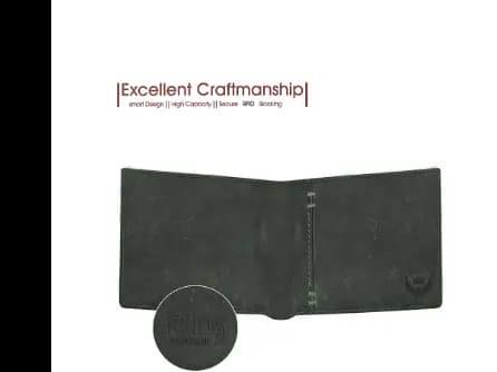 Bi-Fold Wallet with Embossed Logo (4)