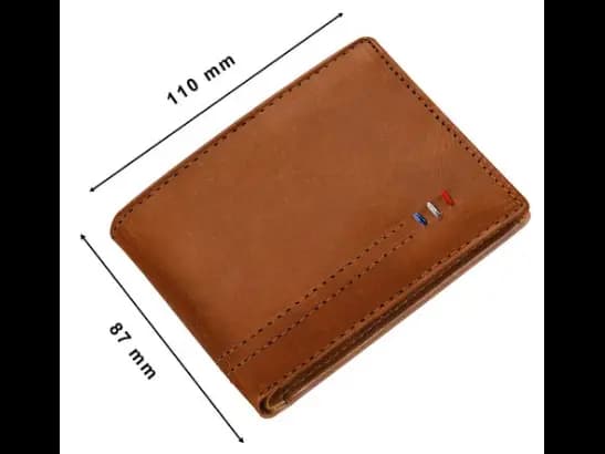 Genuine Leather Bi-Fold Wallet (5)
