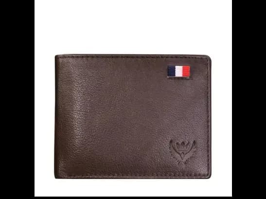 Genuine Leather Bi-Fold Wallet