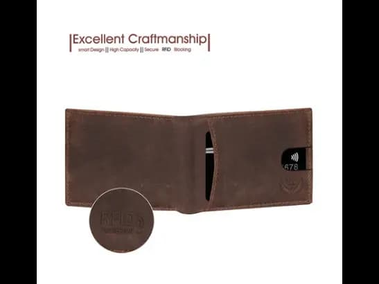 Bi-Fold Wallet with Embossed Logo (4)