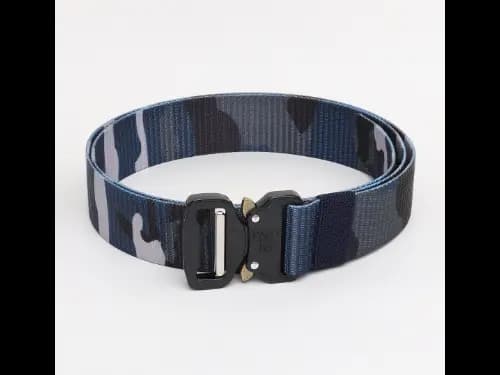 Men Camouflage Print Webbed Wide Belt (2)
