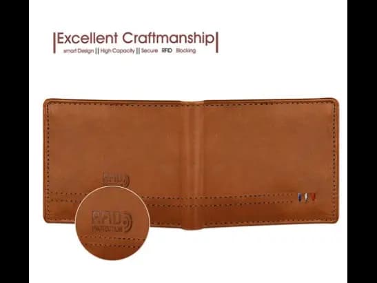 Genuine Leather Bi-Fold Wallet (4)