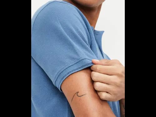 Men Regular Fit Blue Polo T-Shirt (3)