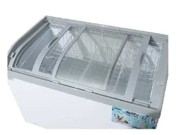 ABANS 358L Curved Glass Top Freezer (2)