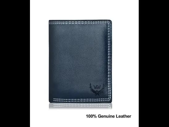 Genuine Leather Bi-Fold Wallet