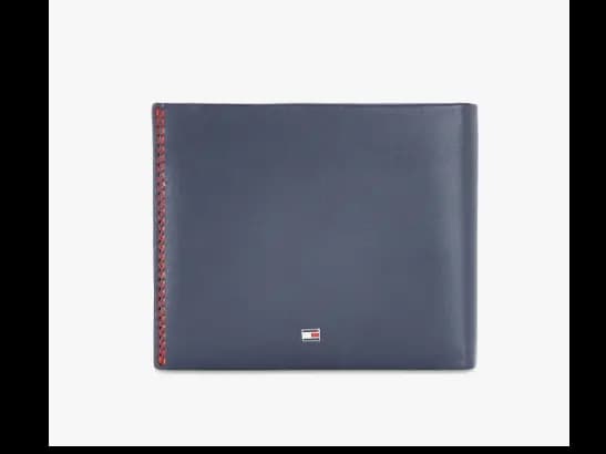 Brand Print Leather Bi-Fold Wallet (4)