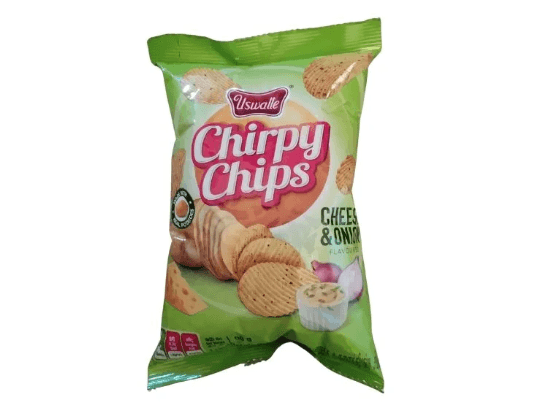 Uswatte Chirpy Chips Cheese & Onion 50G